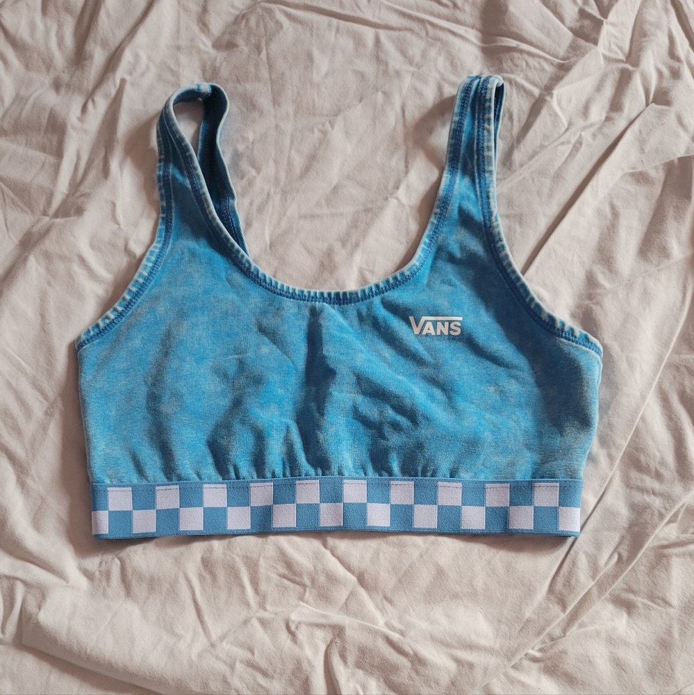 Vans Blue Checkered Tank Top